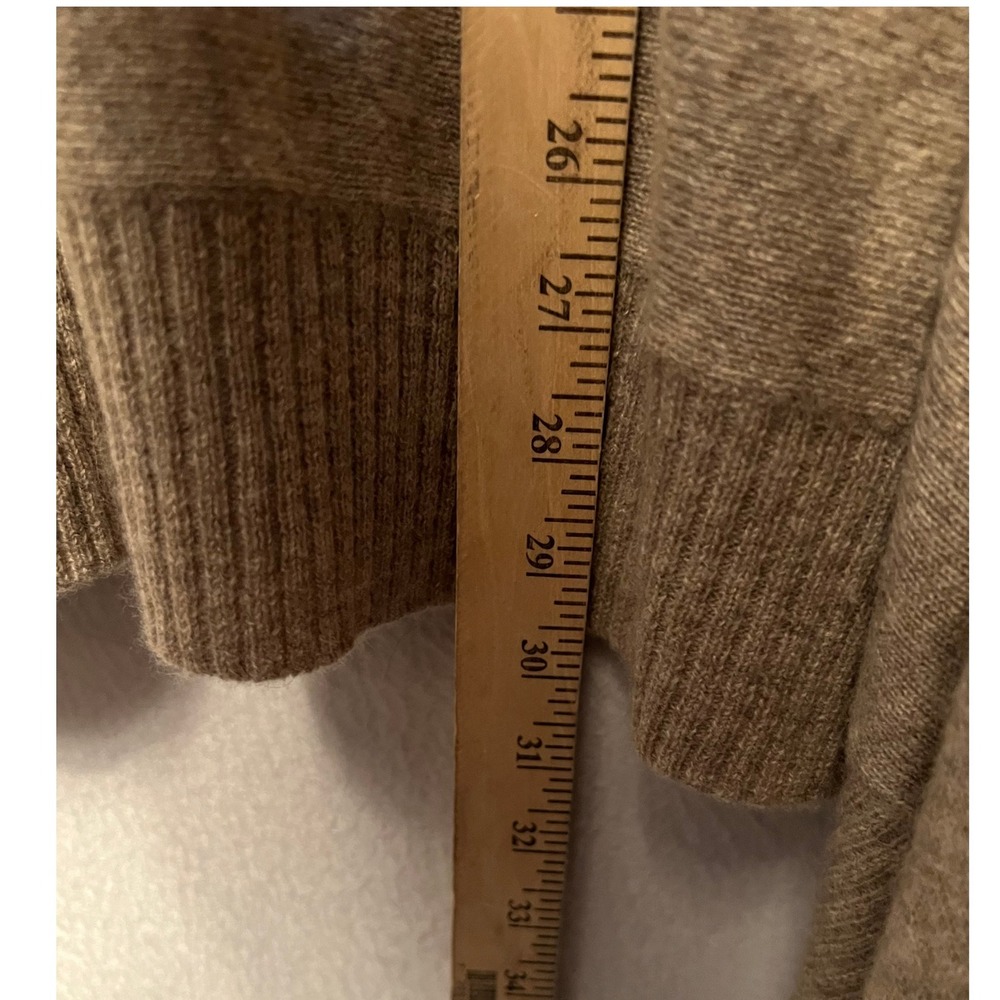 C by Bloomingdales Cashmere Sweater Women's Medium Beige Tan - Picture 8 of 10